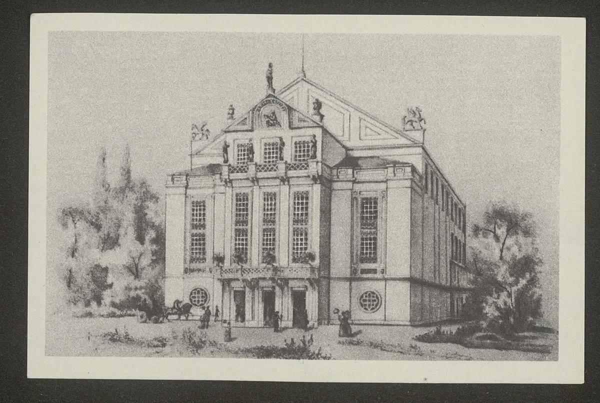 Wien, Thaliatheater, Titel der Serie: Bildserie der Österreichischen Tabakregie