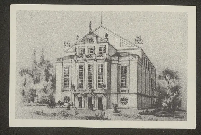 Wien, Thaliatheater, Titel der Serie: Bildserie der Österreichischen Tabakregie
