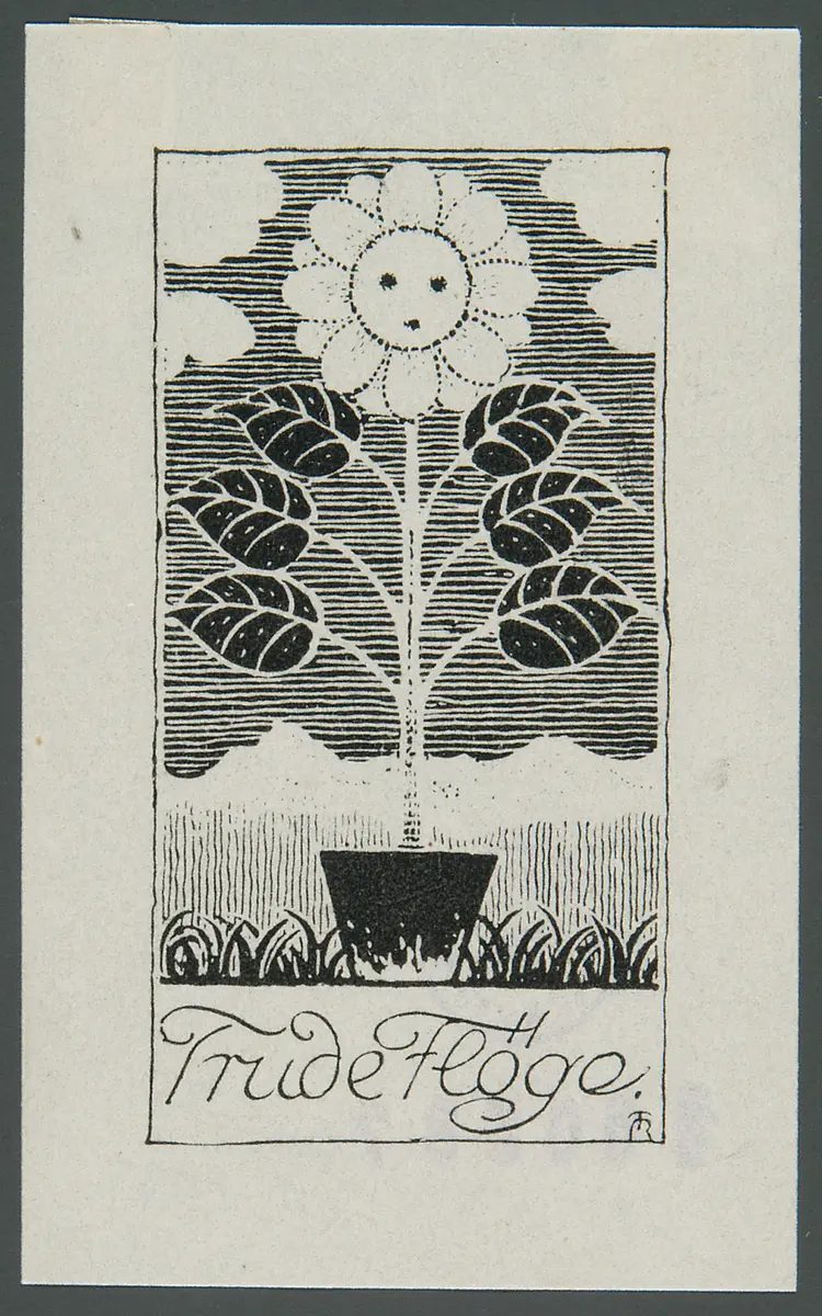 Exlibris Trude Flöge