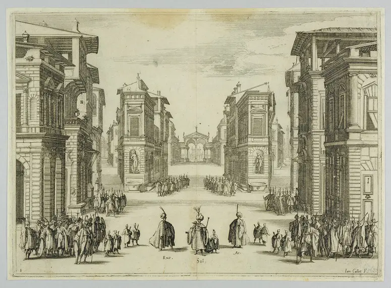 Il Solimano, Titel in Vorlageform: Il Solimano Tragedia dei Co. Prospero Bonarelli al Sermo. Gran Duca di Toscana