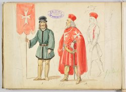 Die Jungfrau von Orleans, Titel der Serie: Figurinen des k.k. Hof-Burgtheaters