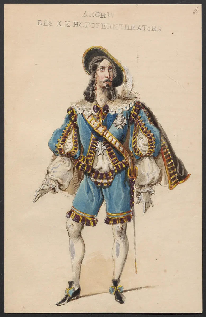 Maria von Rohan, Originaltitel: Maria di Rohan, Titel der Serie: Figurinen des k.k. Hofoperntheaters