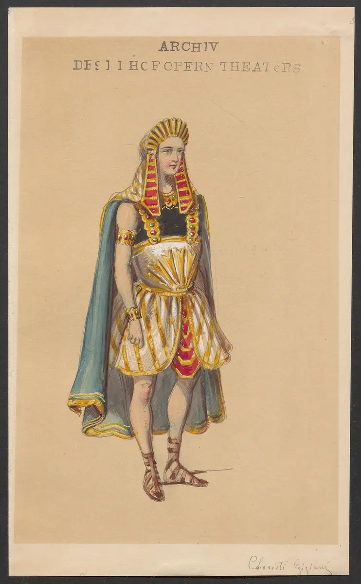 Keolanthe, oder Das Traumbild, Originaltitel: Keolanthe, or The Unearthly Bride, Alternativtitel: Keolanthe, Titel der Serie: Figurinen des k.k. Hofoperntheaters