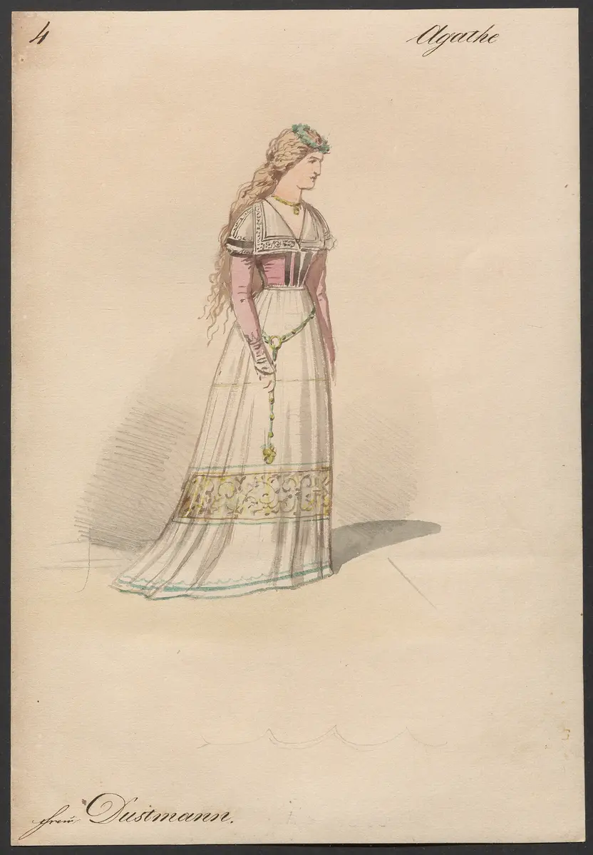 Der Freischütz, Titel der Serie: Figurinen des k.k. Hofoperntheaters