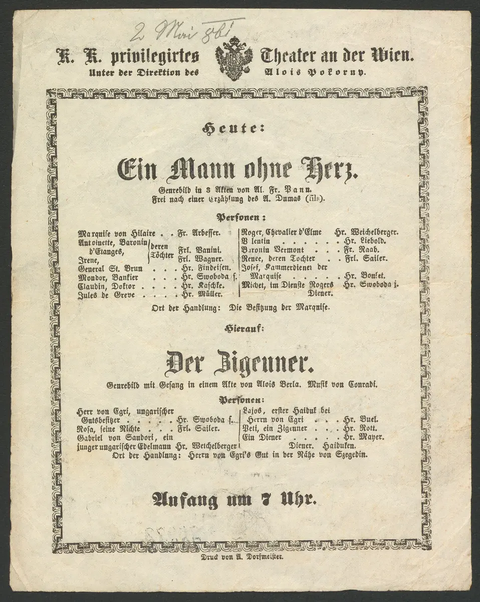 Ein Mann ohne Herz, Der Zigeuner