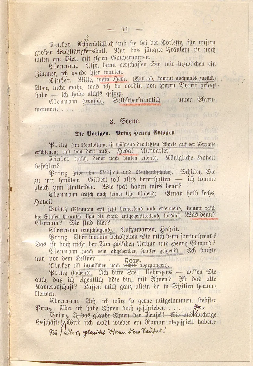 Klein Dorrit. Lustspiel in drei Akten