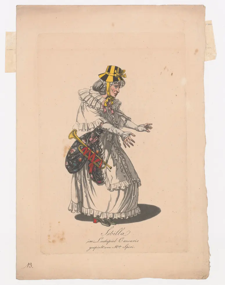 Madame Spiri, Verweis auf Stücktitel: Caesario