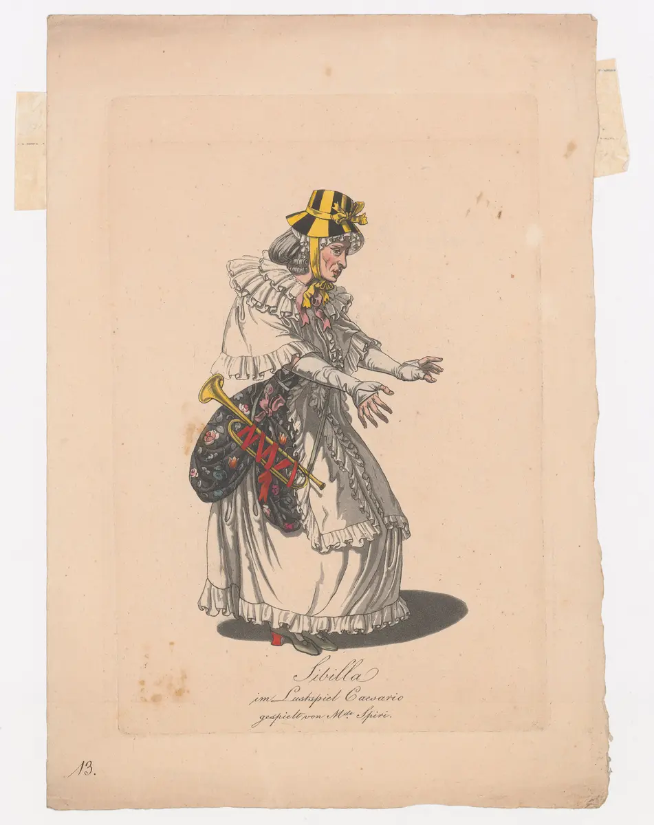 Madame Spiri, Verweis auf Stücktitel: Caesario