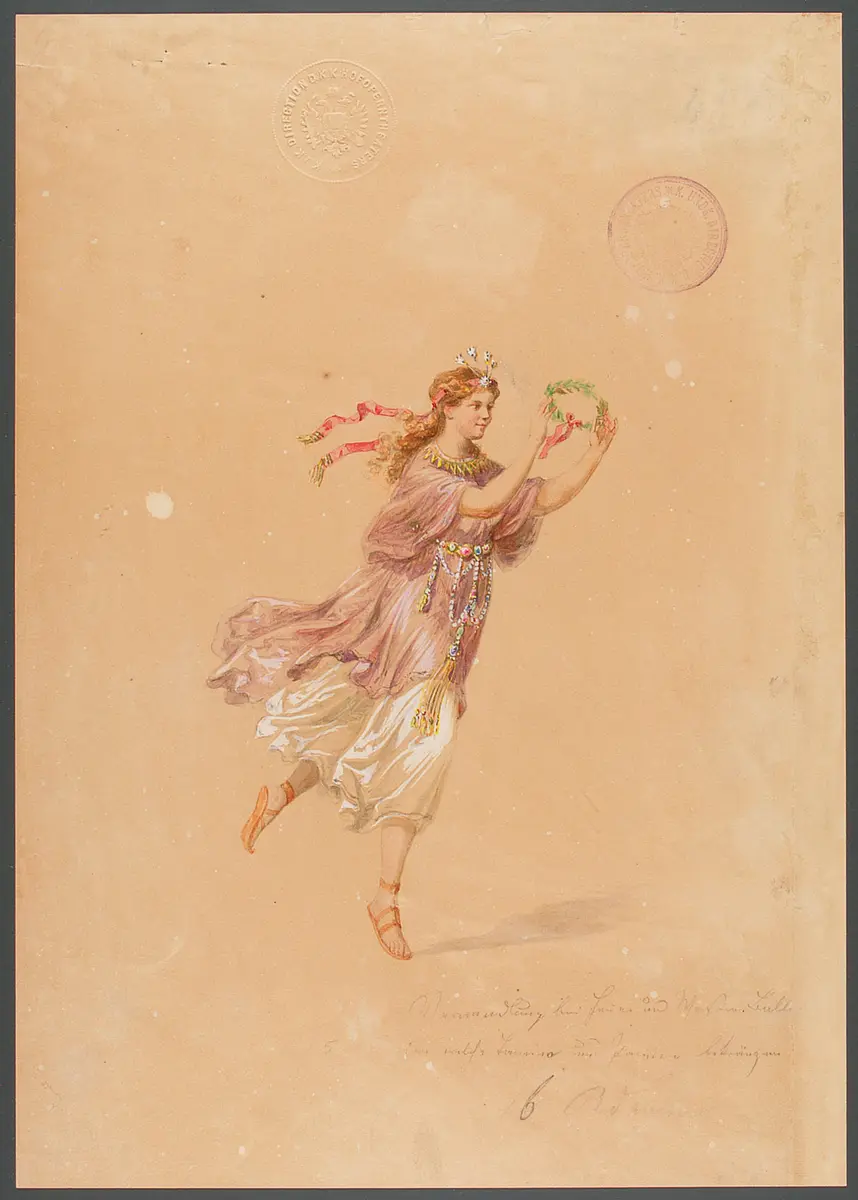 Die Zauberflöte, Titel der Serie: Figurinen des k.k. Hofoperntheaters