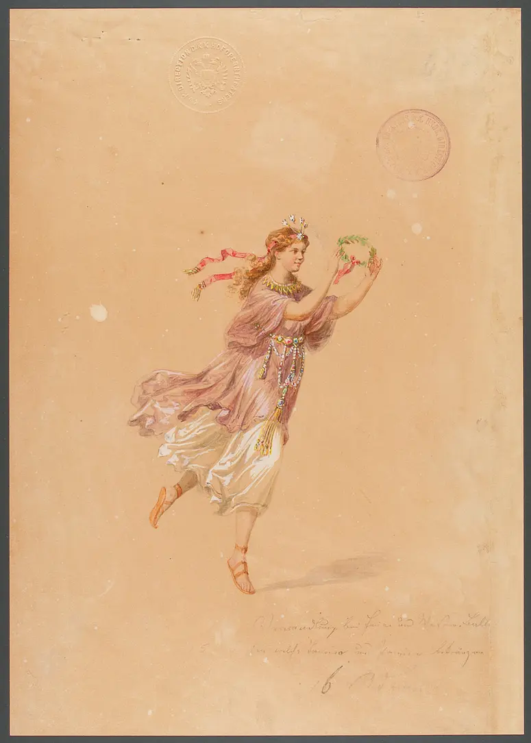 Die Zauberflöte, Titel der Serie: Figurinen des k.k. Hofoperntheaters