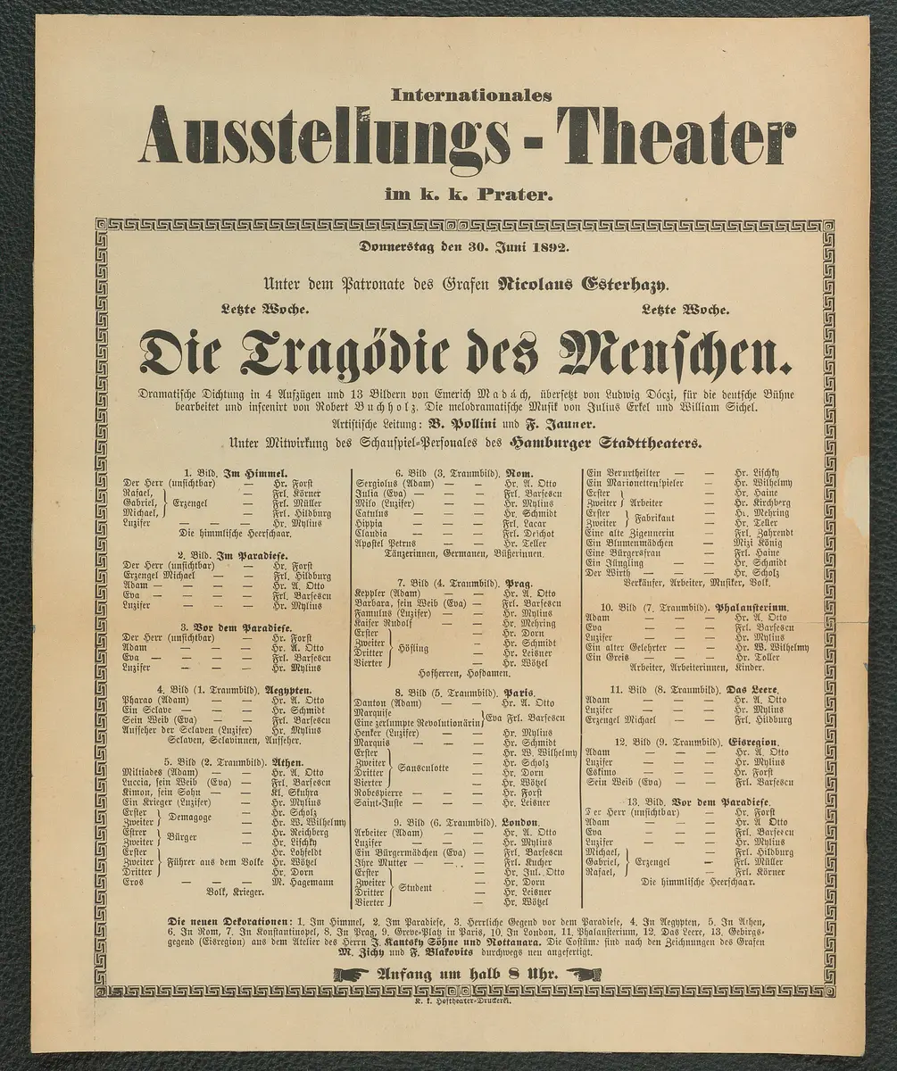 Die Tragödie des Menschen