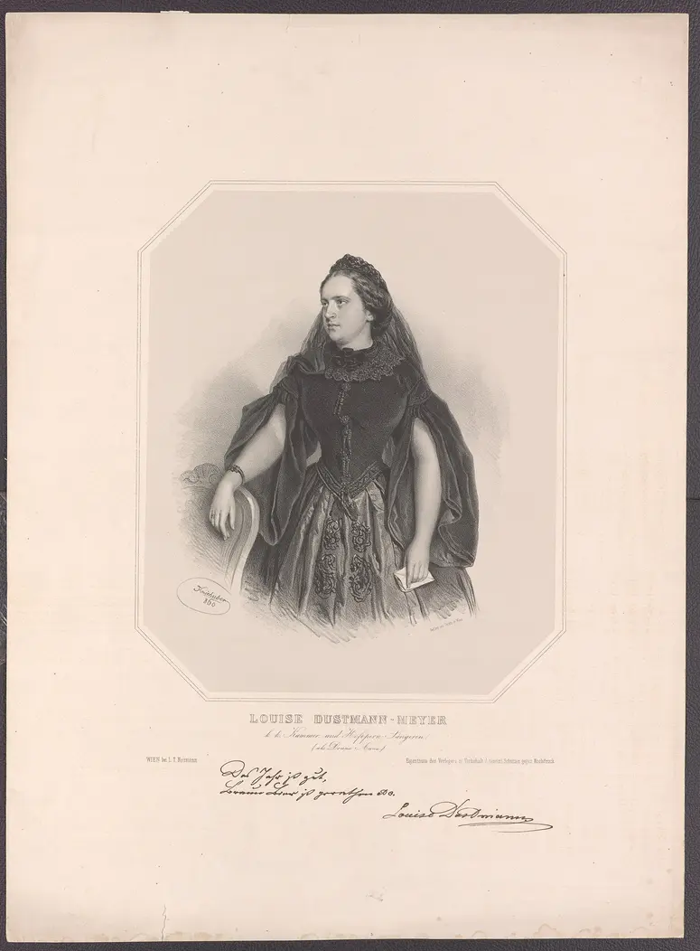 Louise Dustmann-Meyer, Verweis auf Stücktitel: Don Giovanni
