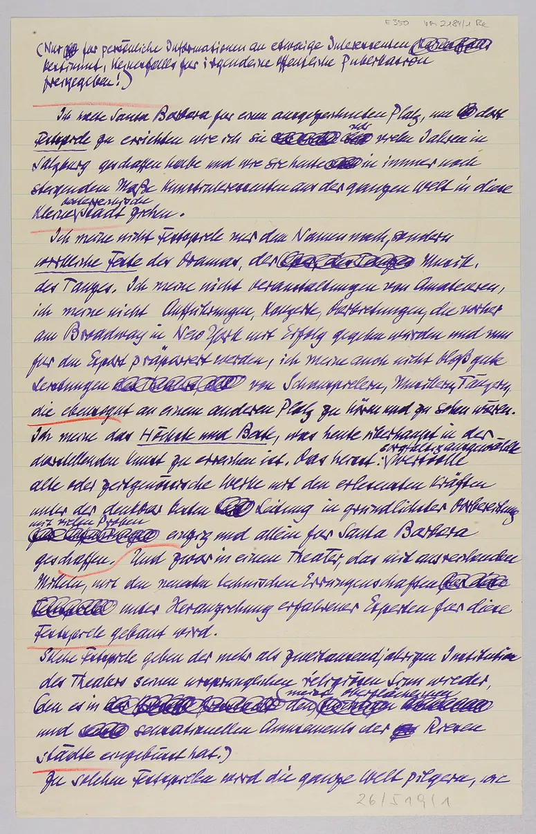 Festspiele in Amerika