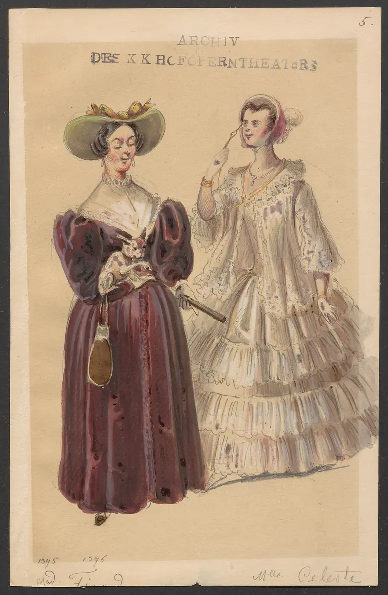 Der Toreador, Titel der Serie: Figurinen des k.k. Hofoperntheaters