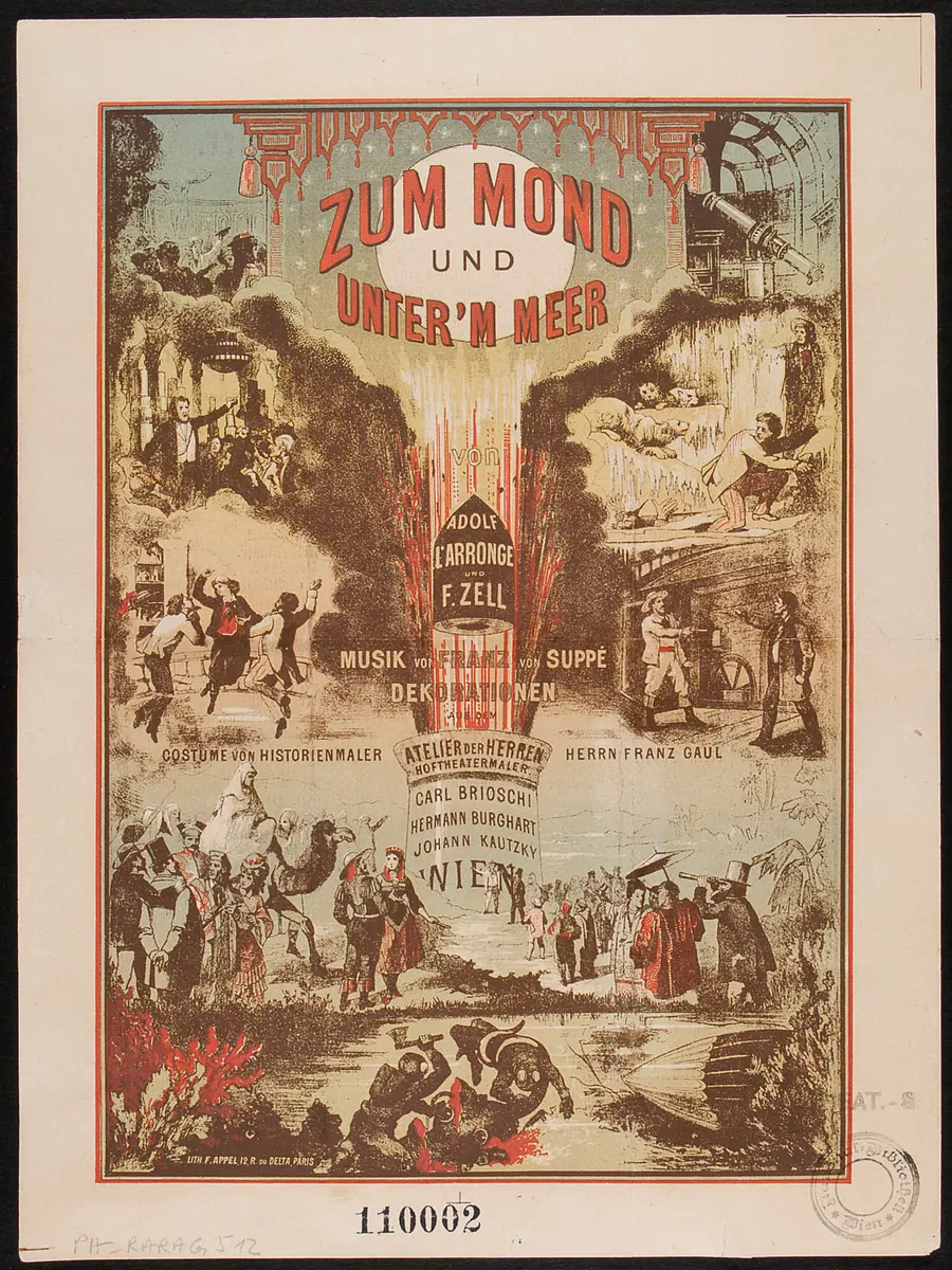 Zum Mond und unterm Meer, Alternativtitel: Die Reise nach dem Mond