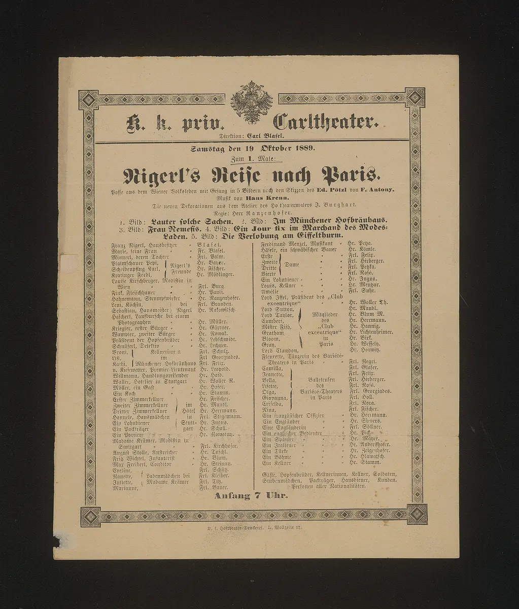 Nigerl's Reise nach Paris