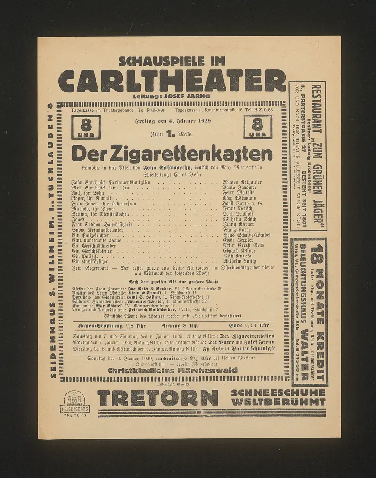 Der Zigarettenkasten