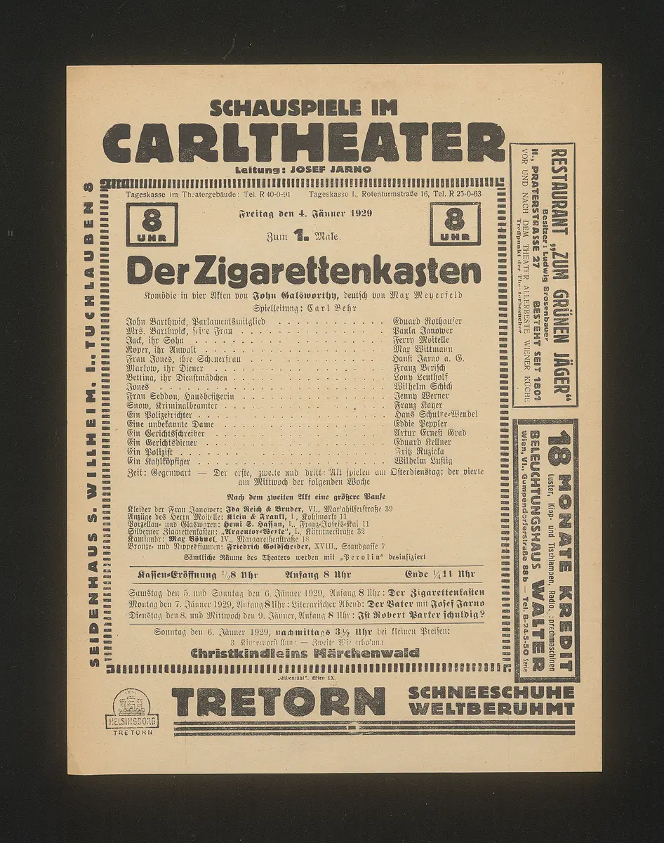 Der Zigarettenkasten