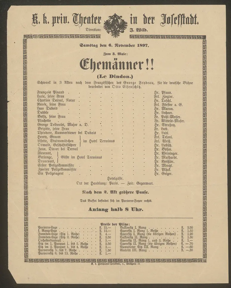 Ehemänner, Le Dindon