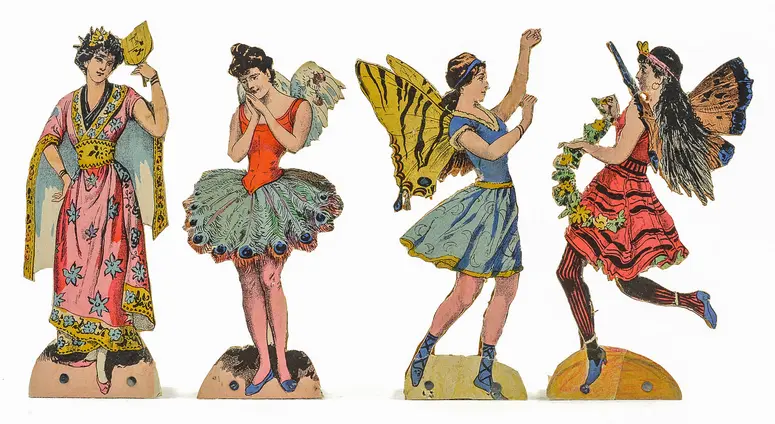 verschiedene Theaterfiguren