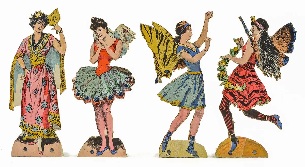 verschiedene Theaterfiguren