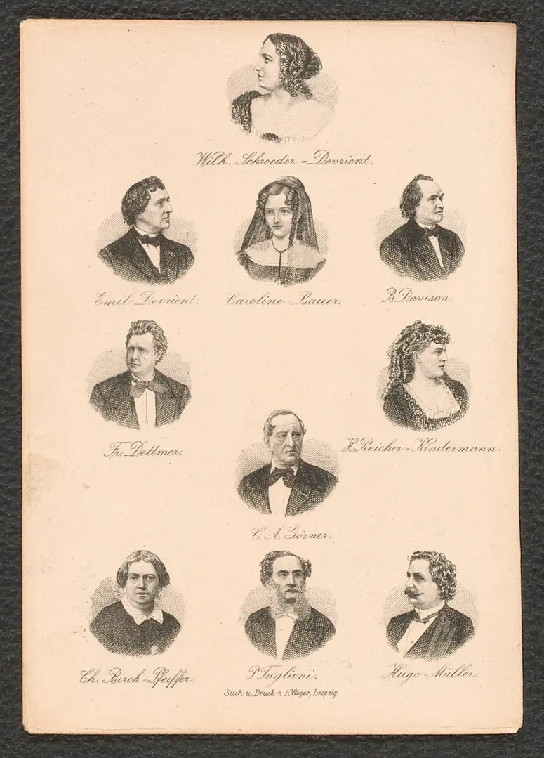 Theaterpersönlichkeiten des 19. Jahrhunderts