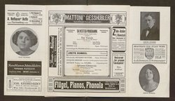 Kabarett Fledermaus, Titel in Vorlageform: Fledermaus 1911-12, Verweis auf Stücktitel: Das Viereck, Verweis auf Stücktitel: Das Wartehäuschen