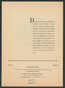 Die schwebende Jungfrau, Kunterbunt zur Abendstund, Skandal im Damenstift