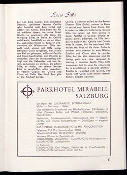 Salzburger Festspiele 1964, Titel in Vorlageform: Salzburgo Festival 1964, Verweis auf Stücktitel: Cosi fan tutte, Verweis auf Stücktitel: Figaros Hochzeit, Verweis auf Stücktitel: Lucio Silla, Verweis auf Stücktitel: Die Zauberflöte, Verweis auf Stücktitel: Ariadne auf Naxos, Verweis auf Stücktitel: Elektra, Verweis auf Stücktitel: Der Rosenkavalier, Verweis auf Stücktitel: Macbeth, Verweis auf Stücktitel: Jedermann, Verweis auf Stücktitel: Faust, Verweis auf Stücktitel: Die lustigen Weiber von Windsor