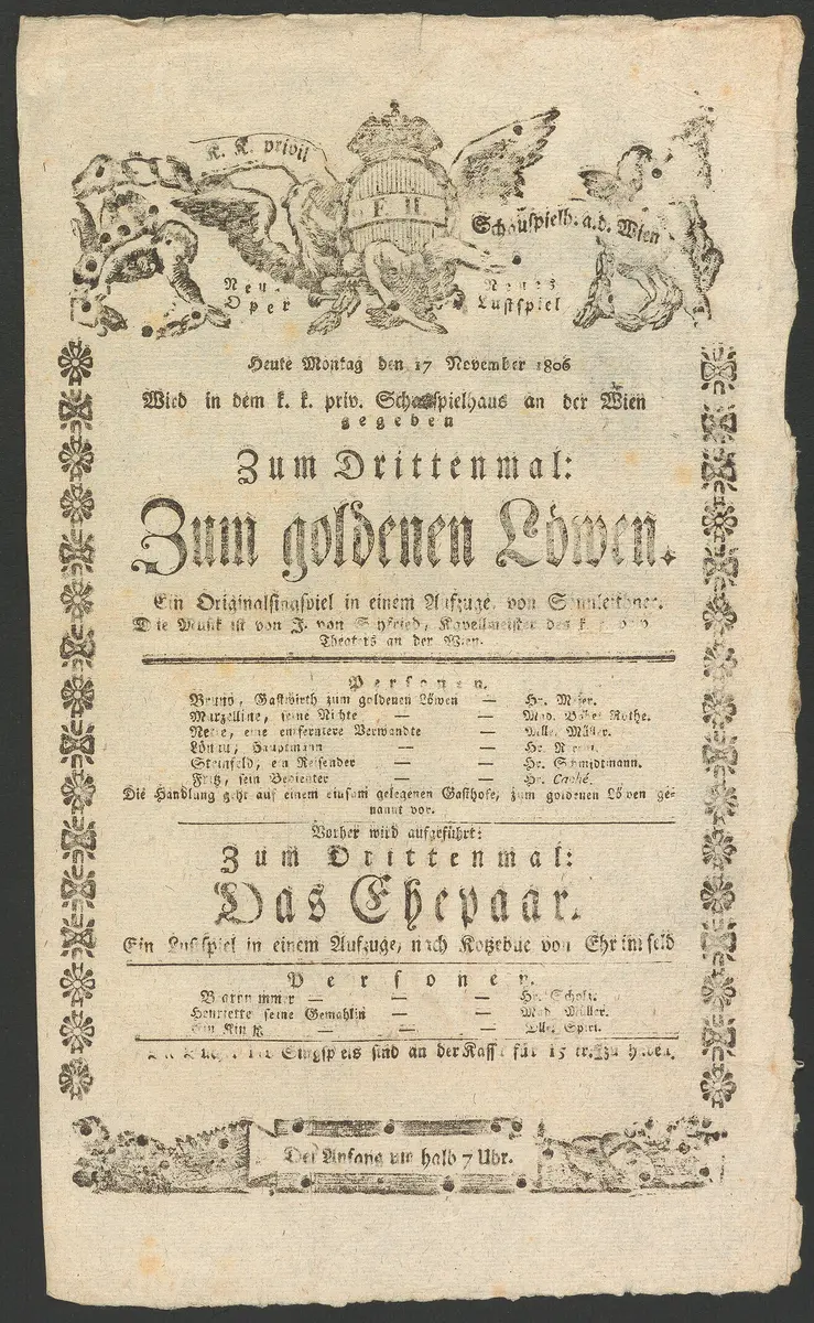Zum goldenen Löwen, Das Ehepaar