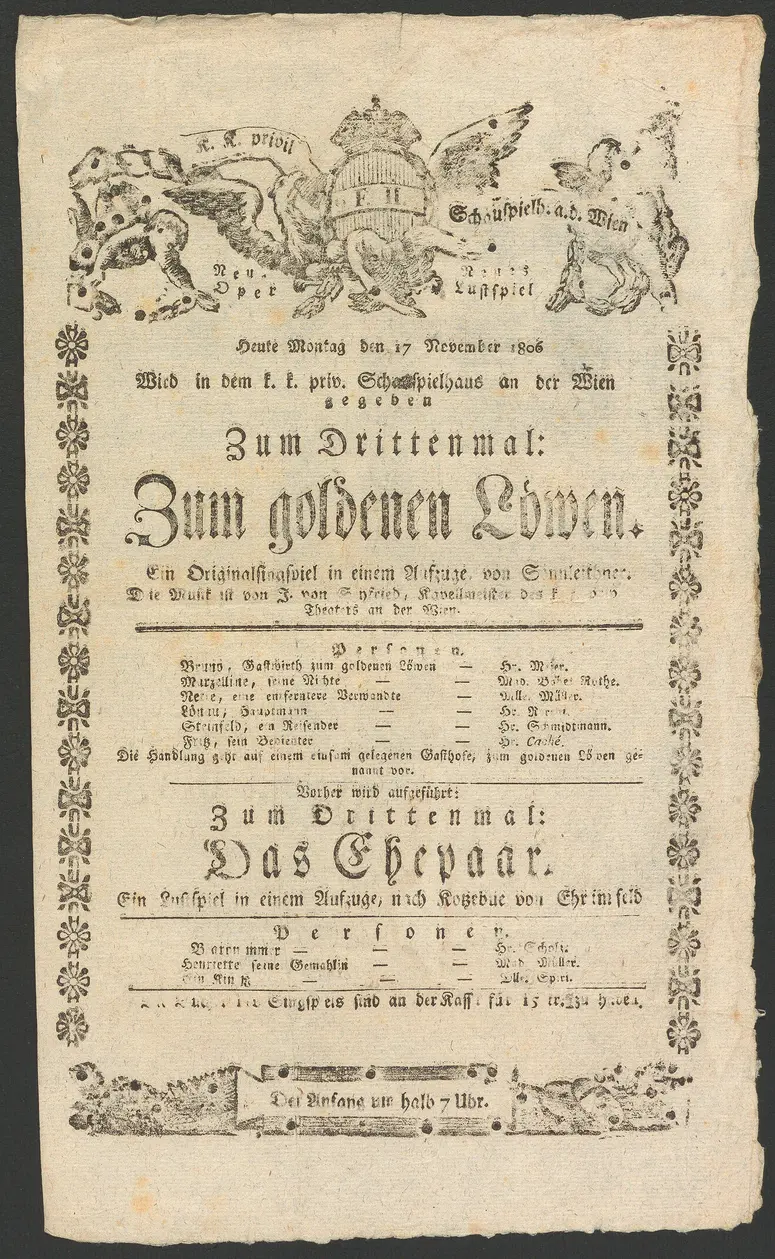 Zum goldenen Löwen, Das Ehepaar
