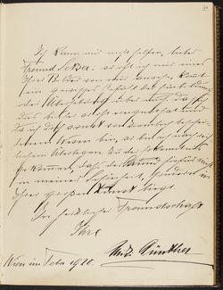 Gästebuch. Atelier Franz-Xaver Setzer, Wien