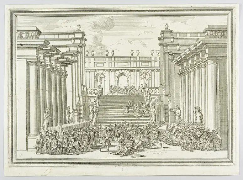 Il Greco in Troia, Titel in Vorlageform: Il Greco in Troia festa teatrale rappresentata in Firenze per le nozze de' serenissimi sposi Ferdinando terzo principe di Toscana, e Violante Beatrice principessa di Baviera