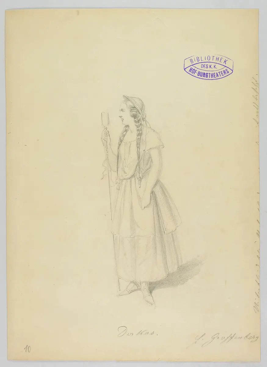 Ein Wintermärchen, Originaltitel: The Winter's Tale, Titel der Serie: Figurinen des k.k. Hof-Burgtheaters