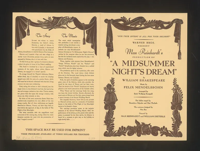 Ein Sommernachtstraum (A Midsummer Night's Dream)