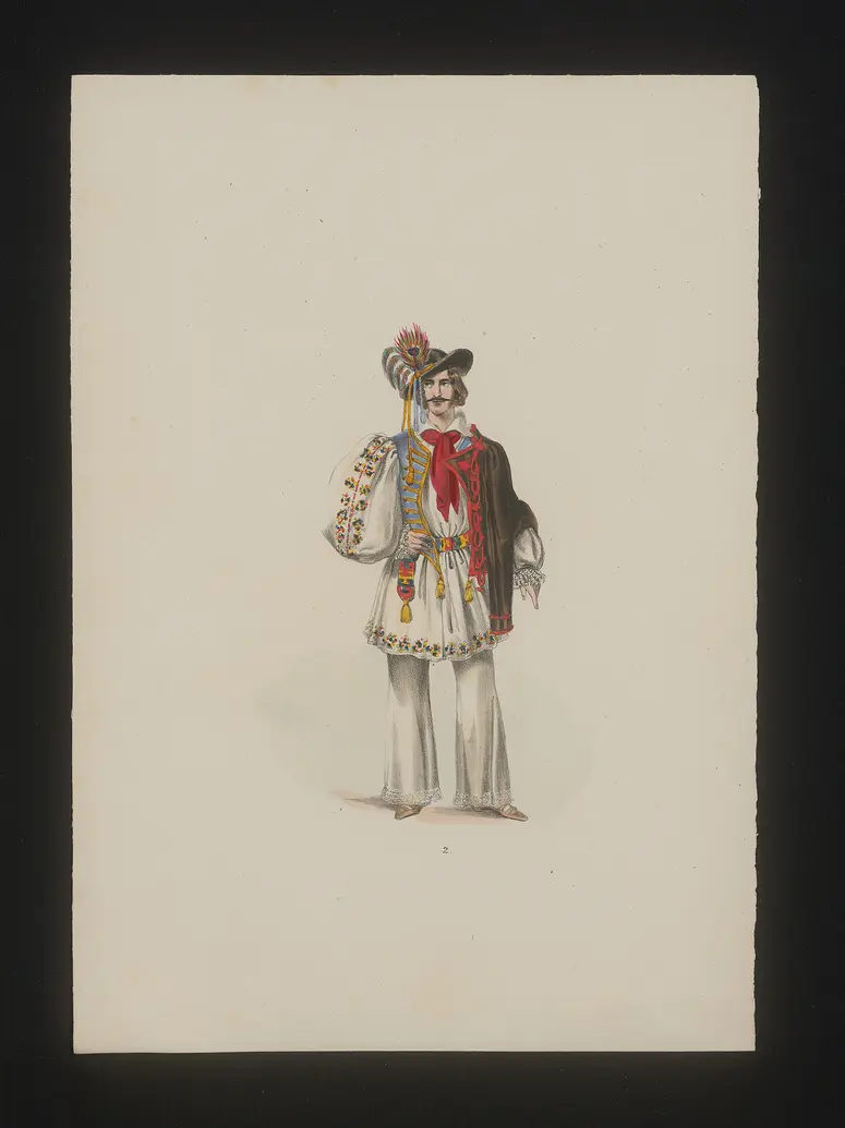Slavonier, Weiterer Titel: National Costume, Titel der Serie: Neue Costume-Sammlung verschiedener Zeiten und Nationen