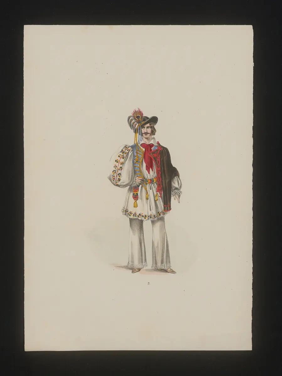 Slavonier, Weiterer Titel: National Costume, Titel der Serie: Neue Costume-Sammlung verschiedener Zeiten und Nationen