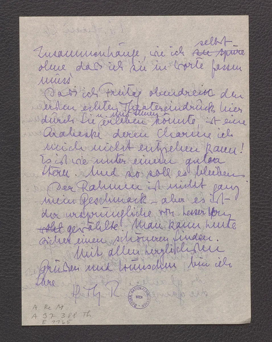 Briefentwurf