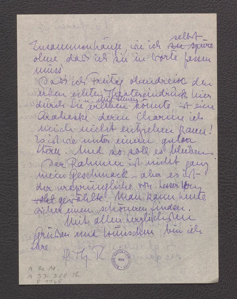Briefentwurf