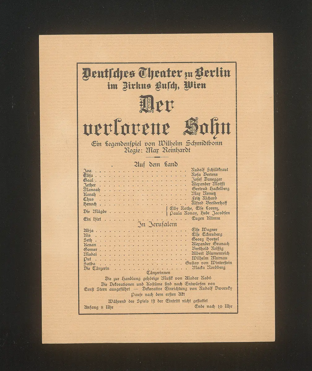 Der verlorene Sohn