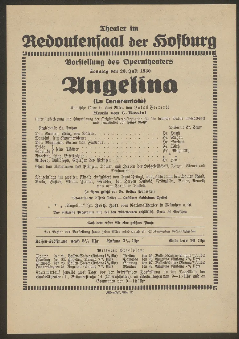 Angelina ( La Cenerentola)