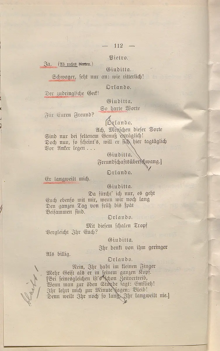 Die Zwillingsschwester.