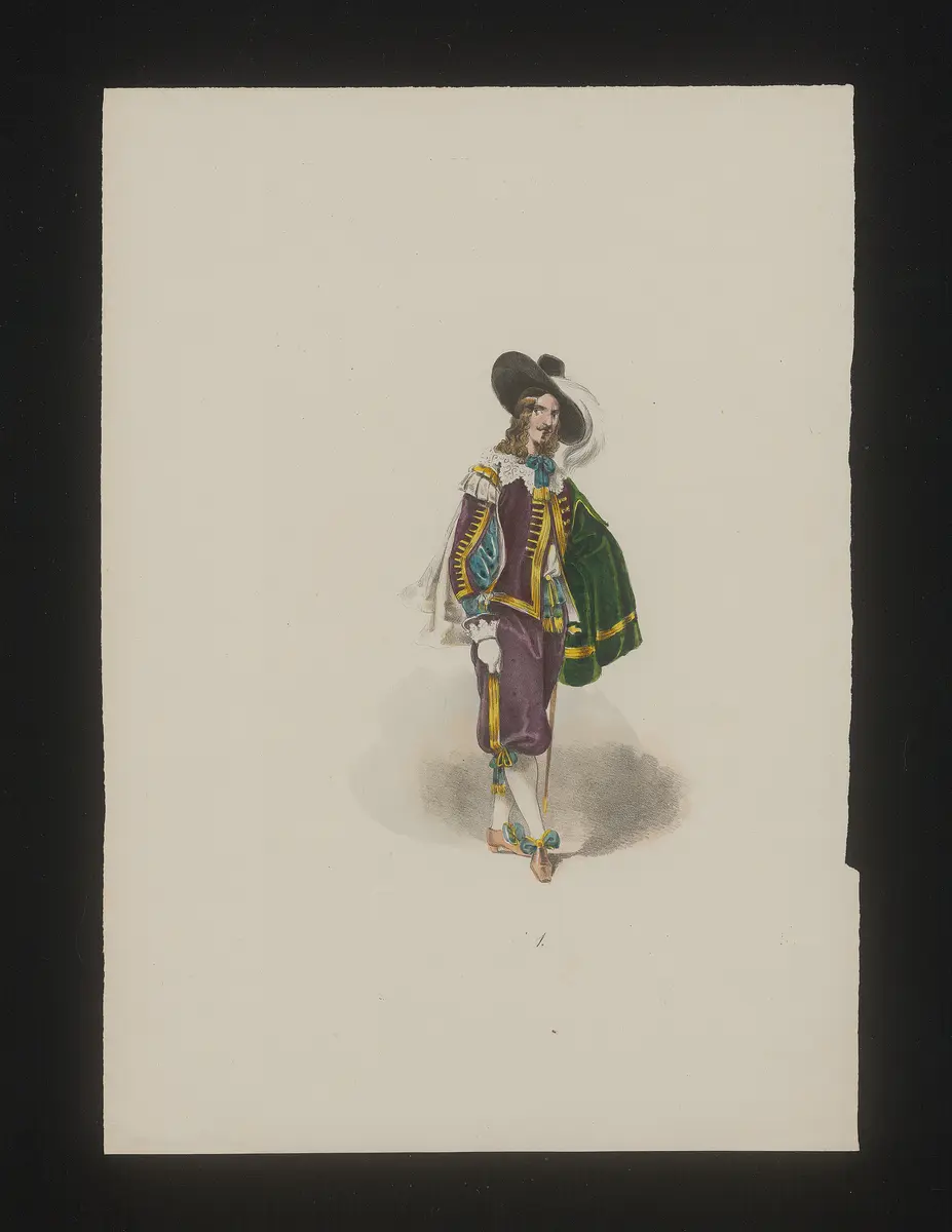 Monaldeschi, Titel der Serie: Neue Costume-Sammlung verschiedener Zeiten und Nationen