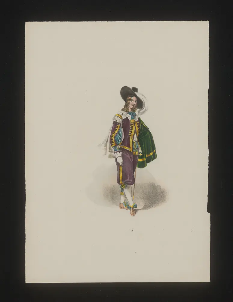 Monaldeschi, Titel der Serie: Neue Costume-Sammlung verschiedener Zeiten und Nationen
