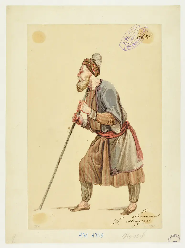 Turandot, Prinzessin von China, Suchtitel: Turandot, Titel der Serie: Figurinen des k.k. Hof-Burgtheaters