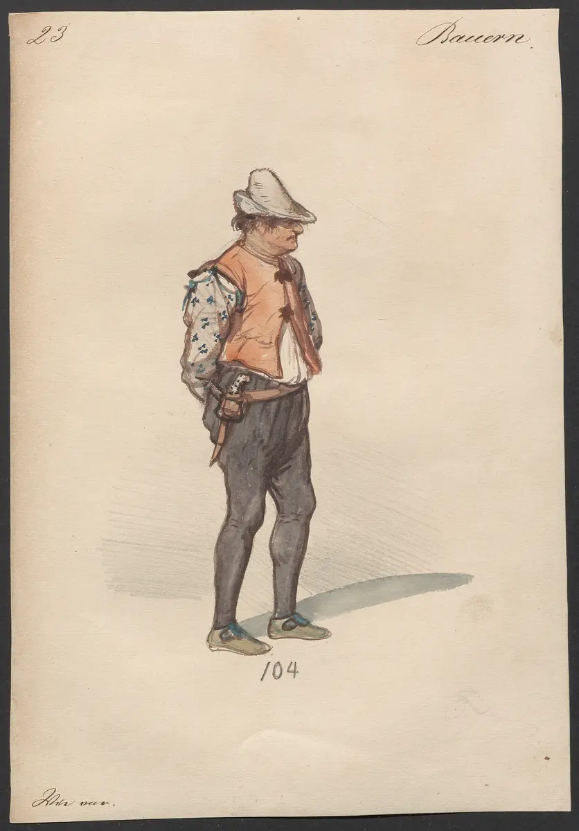 Der Freischütz, Titel der Serie: Figurinen des k.k. Hofoperntheaters