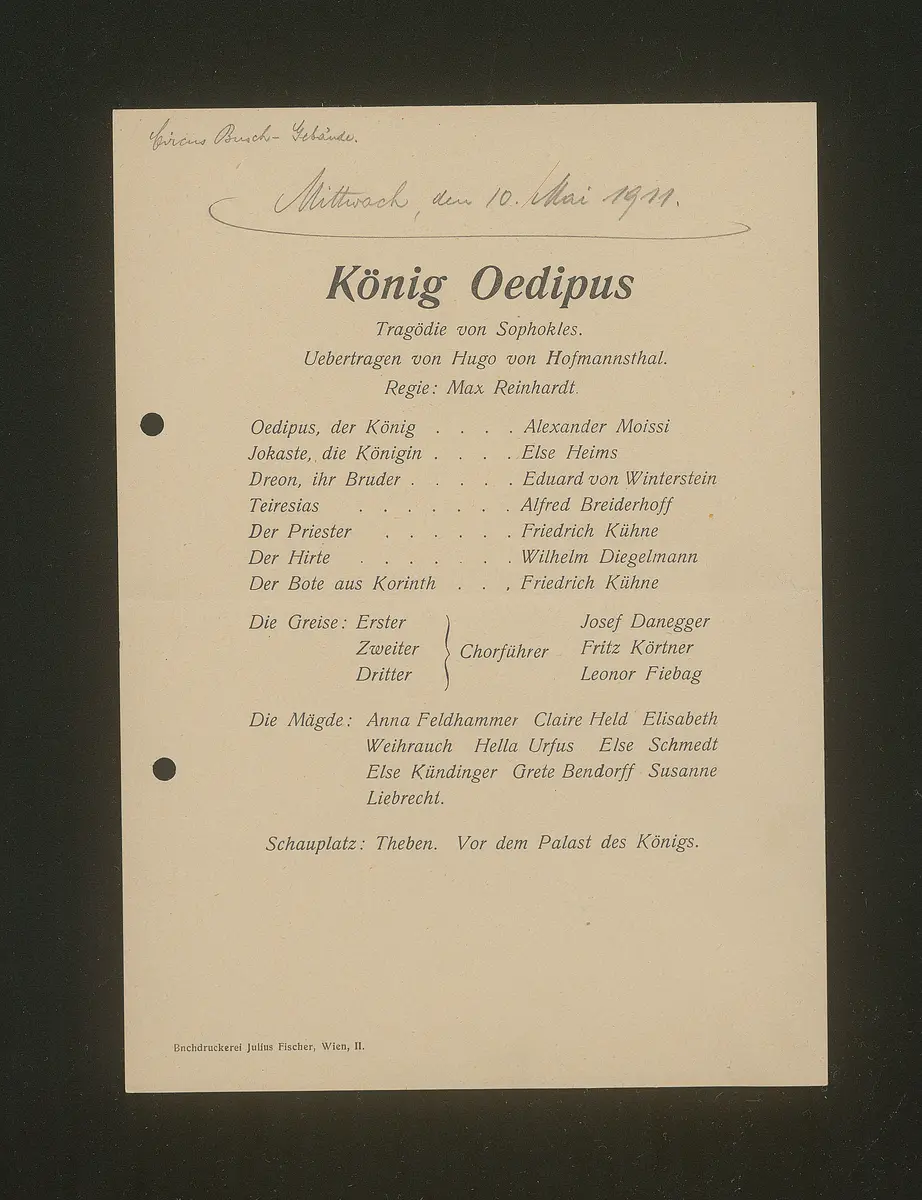 König Oedipus