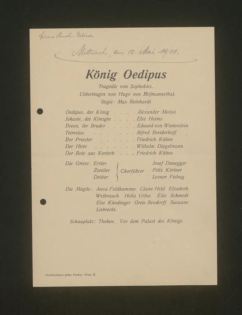 König Oedipus