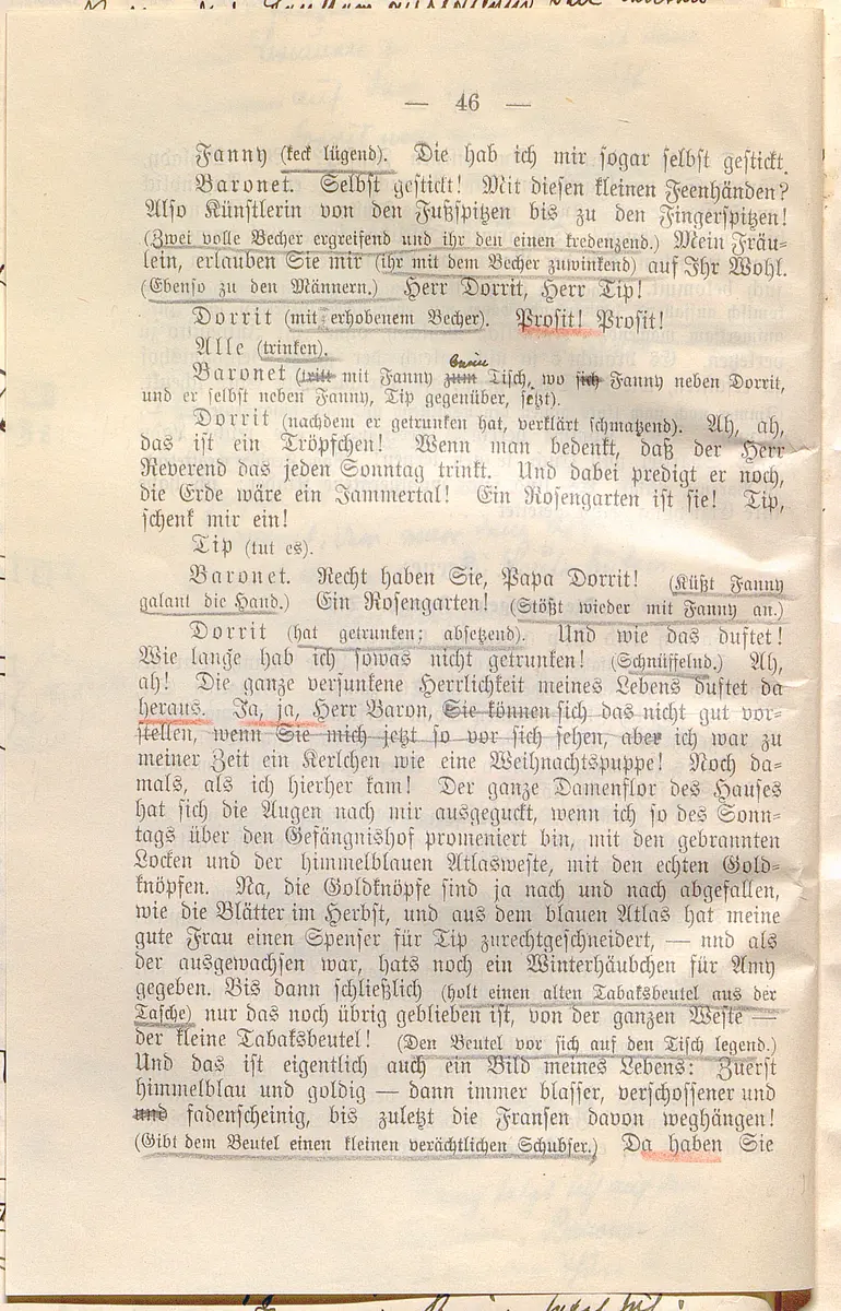 Klein Dorrit. Lustspiel in drei Akten
