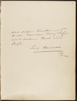 Gästebuch. Atelier Franz-Xaver Setzer, Wien